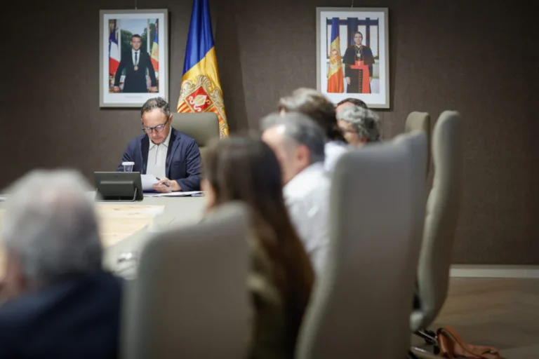 Reunión para la firma del acuerdo entre Andorra y la Unión Europea en Bruselas.