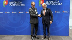 Reunión entre el presidente de Foment y el ministro de Economía de Portugal