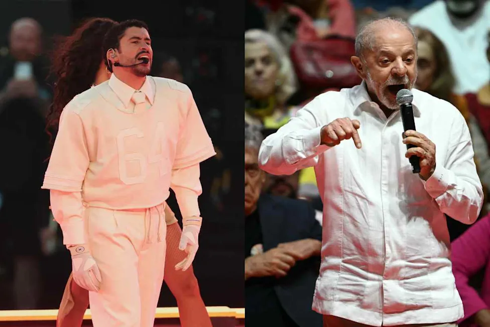 Lula da Silva y Bad Bunny en un vídeo electoral sobre soberanía nacional